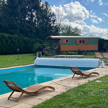 Bed and Breakfast La Roulotte Deluxe De Malpas Quingey Esterno foto