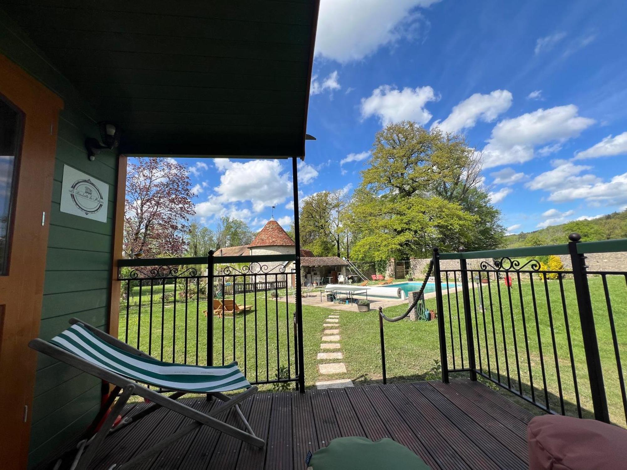 Bed and Breakfast La Roulotte Deluxe De Malpas Quingey Esterno foto