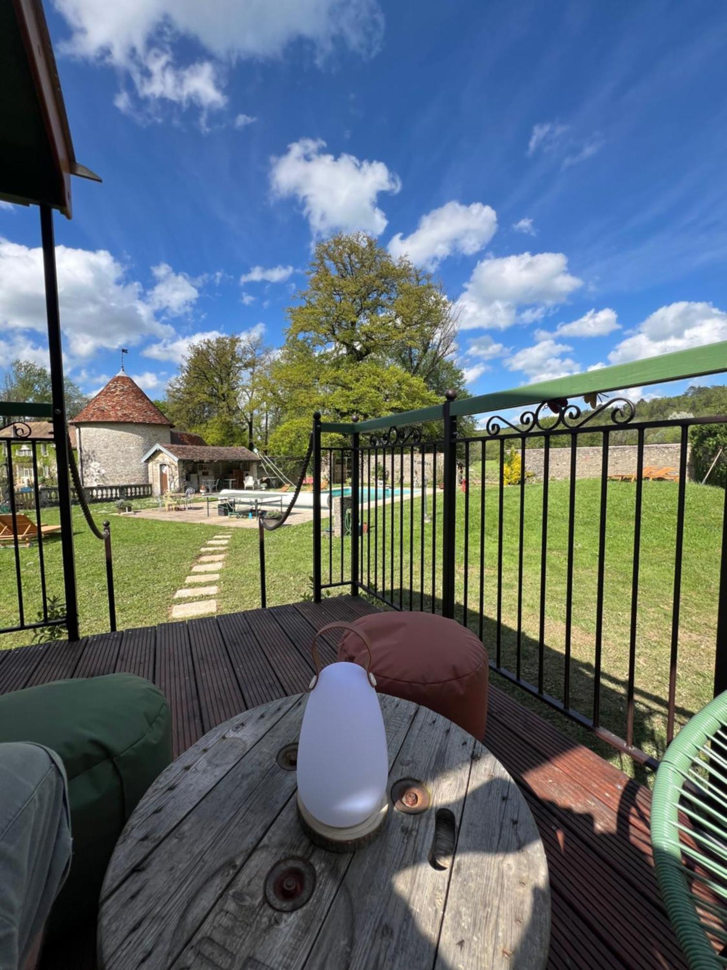 Bed and Breakfast La Roulotte Deluxe De Malpas Quingey Esterno foto